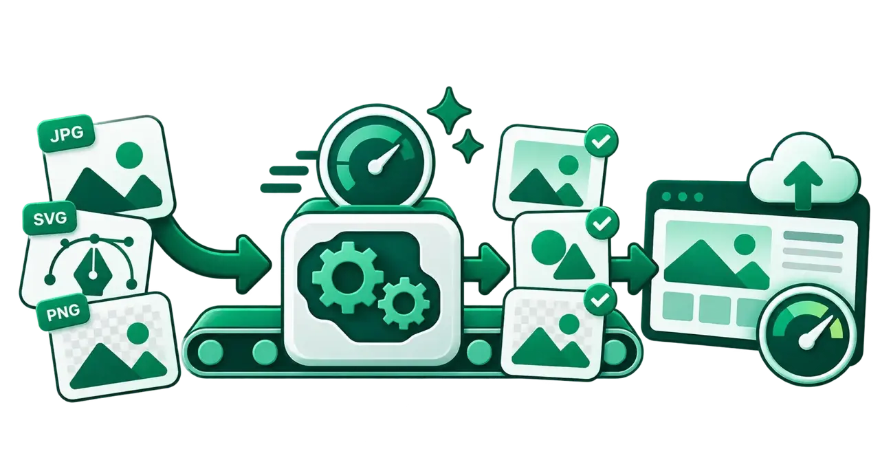 The Modern Web Asset Pipeline: How Frontend Developers Optimize Images, Vectors, & Shapes for Production