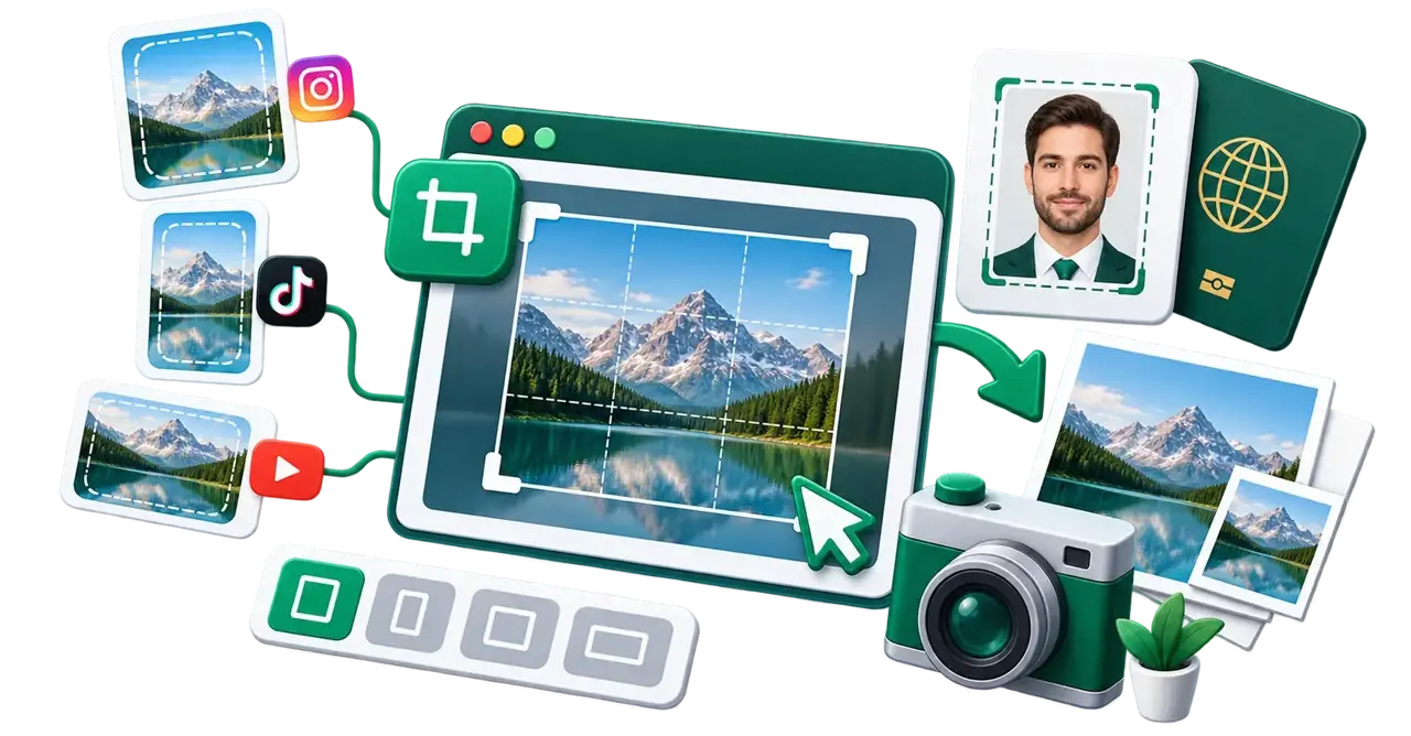 How to Crop Images for Social Media, Passports & Print: Aspect Ratios Explained