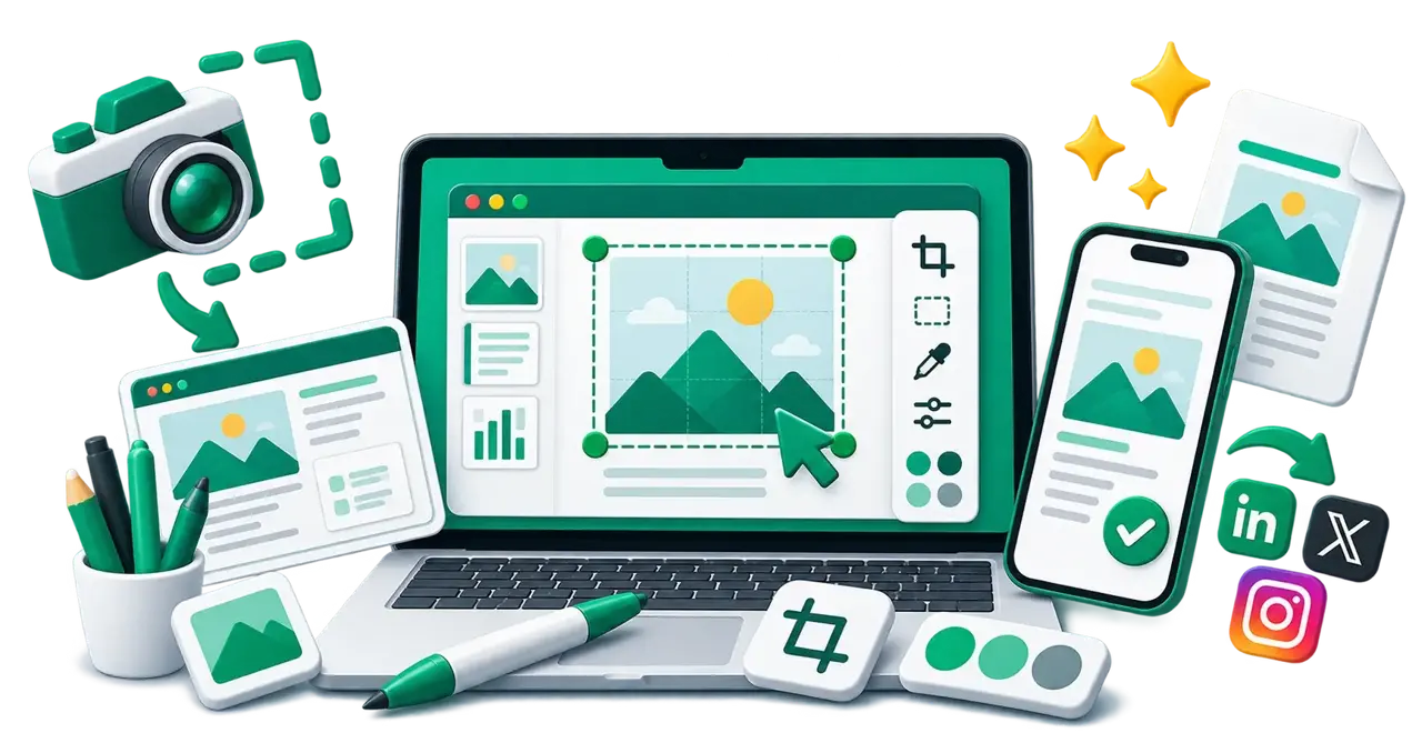 How to Make Screenshots Look Professional for Docs & Social Media