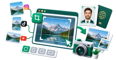 How to Crop Images for Social Media, Passports & Print: Aspect Ratios Explained