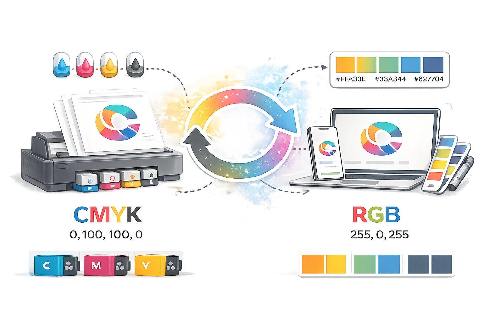 CMYK to RGB Conversion - The Complete Guide for Print-to-Digital Workflows