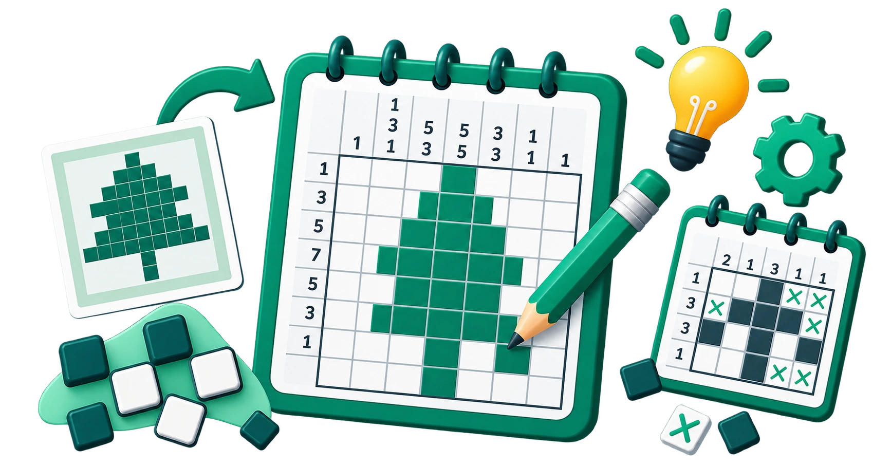 The Complete Guide to Nonogram Puzzles: Rules, Strategies and Free Generator
