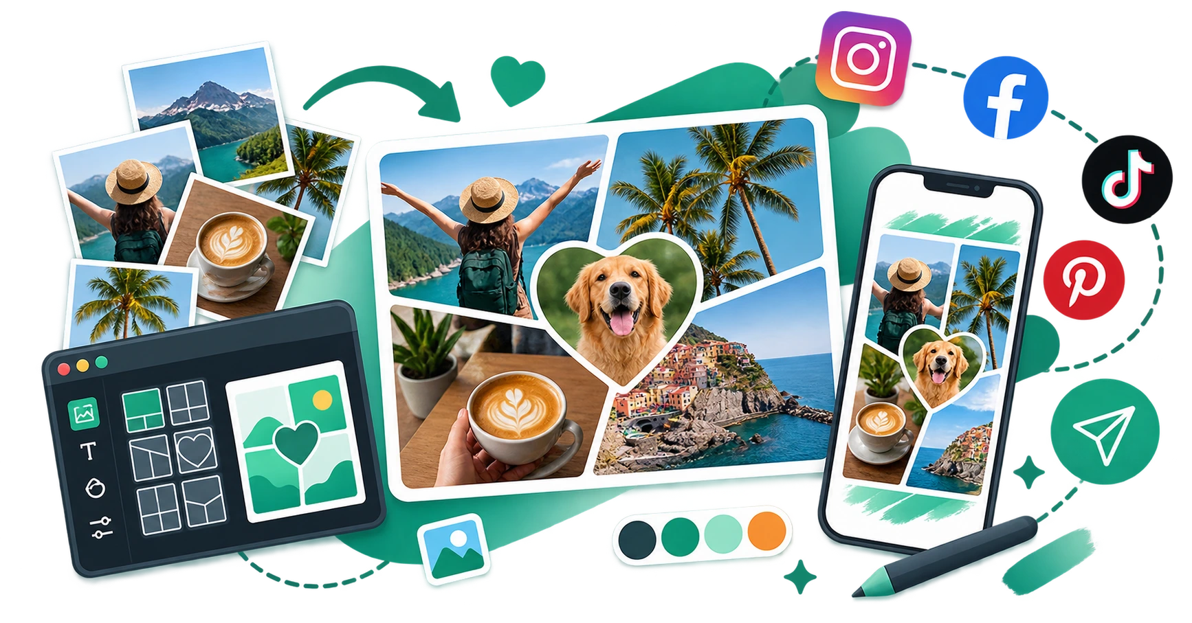 How to Make Photo Collages for Social Media and Marketing: The Complete Guide