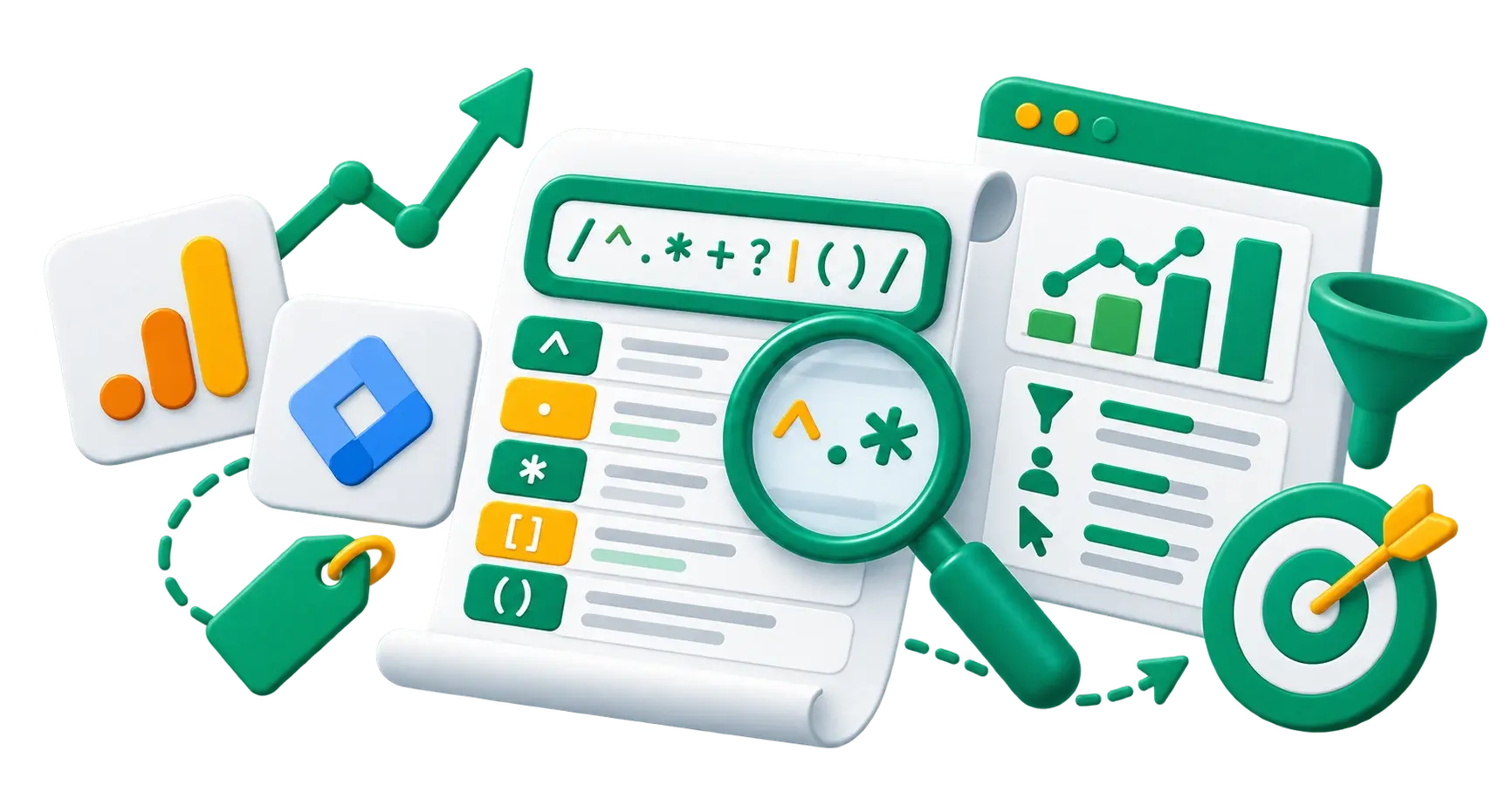 Regex Cheat Sheet for Digital Marketers (GA4 & GTM)