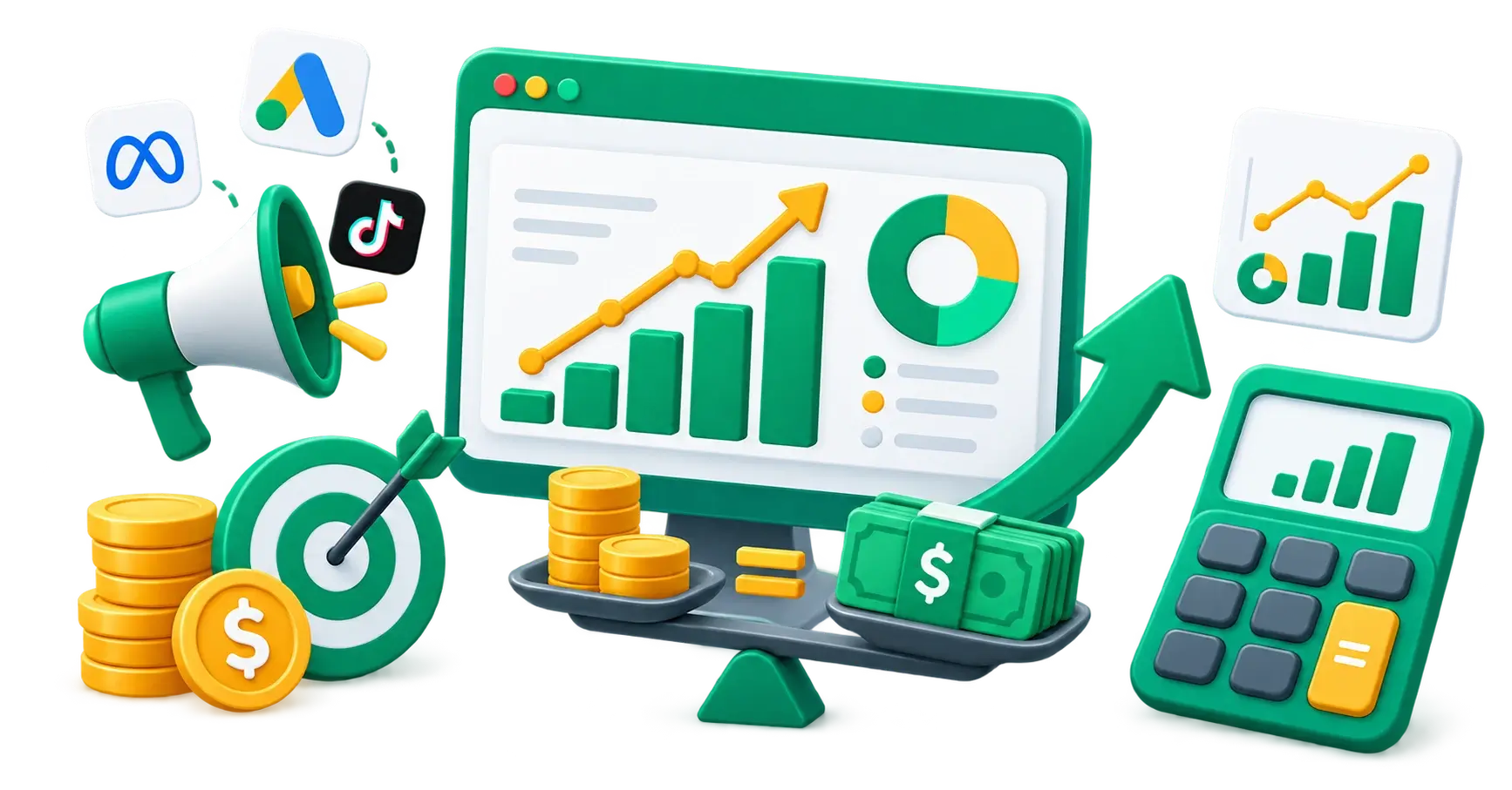 ROAS Explained: Formula, Benchmarks & Free Calculator