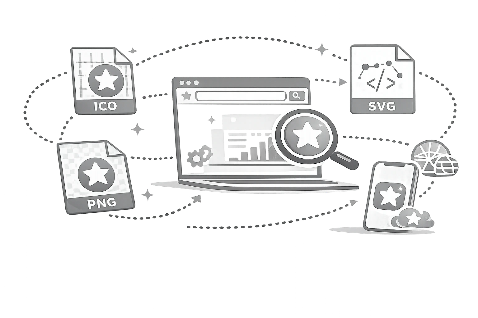 Website Icons Explained - ICO, PNG, SVG, and Apple Touch Icons